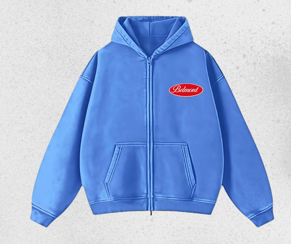 Belmont Foundry Zip Up Hoodie