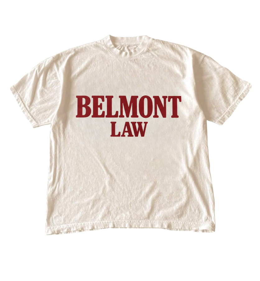Belmont Law Distressed Tee