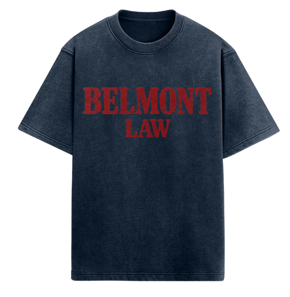 Belmont Law Distressed Tee